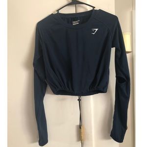 Gymshark Women’s Drawstring Crop Top Size S